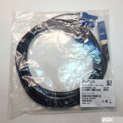 Avaya AA1404035-E6 QSFP + to QSFP + 40G, 3 Meter