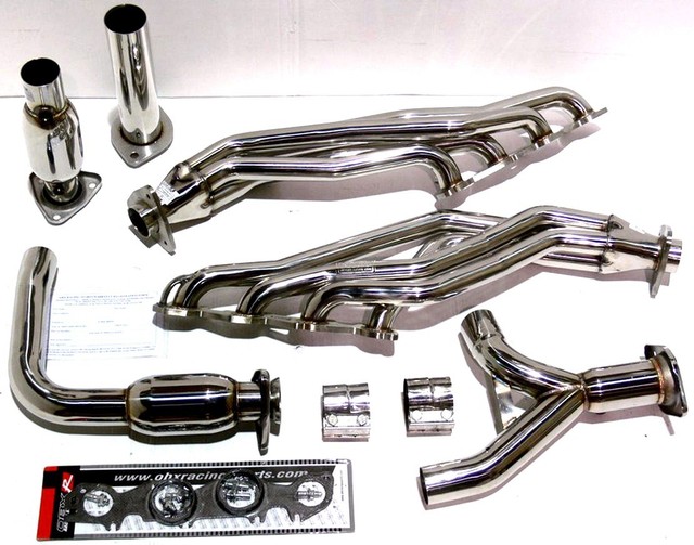 OBX Full Long Tube Header For 0304 Dodge Ram 1500 5.7L V8 HEMI 2WD eBay