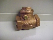 # NOS Watts 1" NPT Horizontal Brass Check Valve