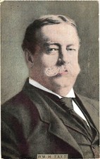 Portrait of William Howard Taft 27th U.S. President Postcard