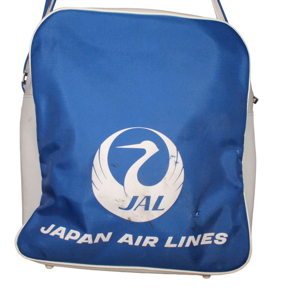 JALバッグAIRLINES Vintage JAL JAPAN AIRLINES Cabin Crew Shoulder Flight Travel Tote