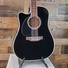 Takamine EF381DX Left-handed, 12-string, Blac...