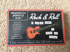 Magnetic Poetry Kit Rock  Roll