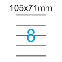 Etiketten 105X71Mm 80 StüCk 10 Blatt A4 Druck Aufkleber 105X71 Luma Universal