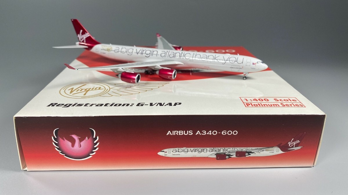 Gemini 1/400 Virgin Atlantic A340-600限定品 Phoenix A340-600 Virgin Atlantic G-VNAP A Big Thank You in 1