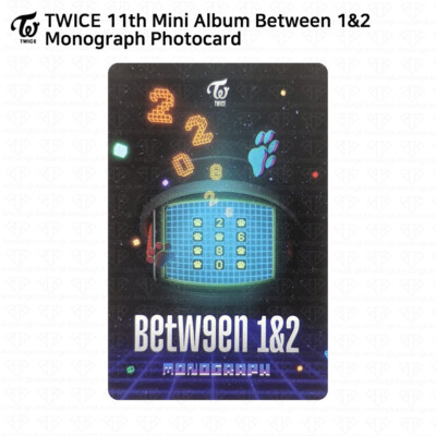 TWICE 11th Mini Album Between 1&2 MONOGRAPH Photocard KPOP K-POP