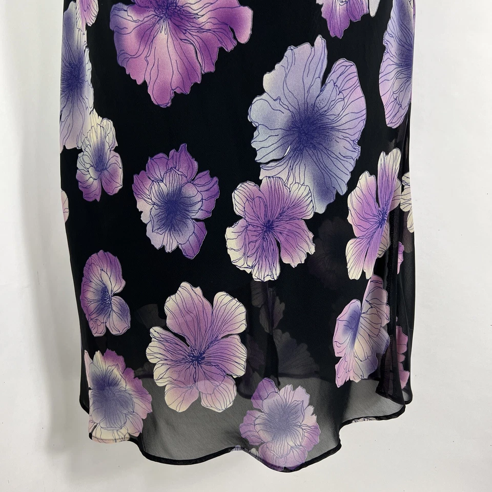 Jones Wear Dress Women's Size 10 Sleeveless Knee Length Lightweight Chiffon - Image 4 of 4