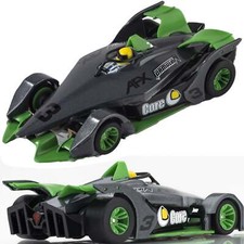 AFX 22064 Formula N 3 Silver/Green Mega G HO Slot Car Racemasters AFX22064