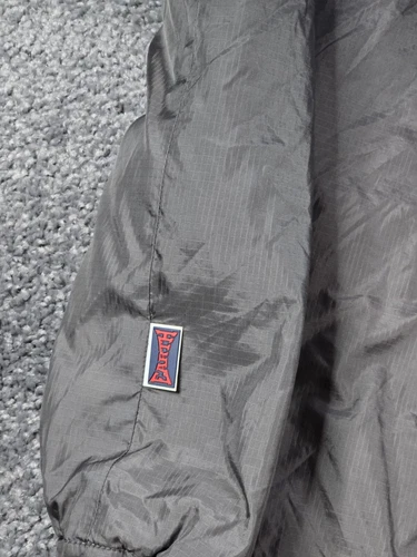 VINTAGE Planet Earth Outerwear Puff Vest Mens L Gray Ski BROKEN ZIPPER image 9