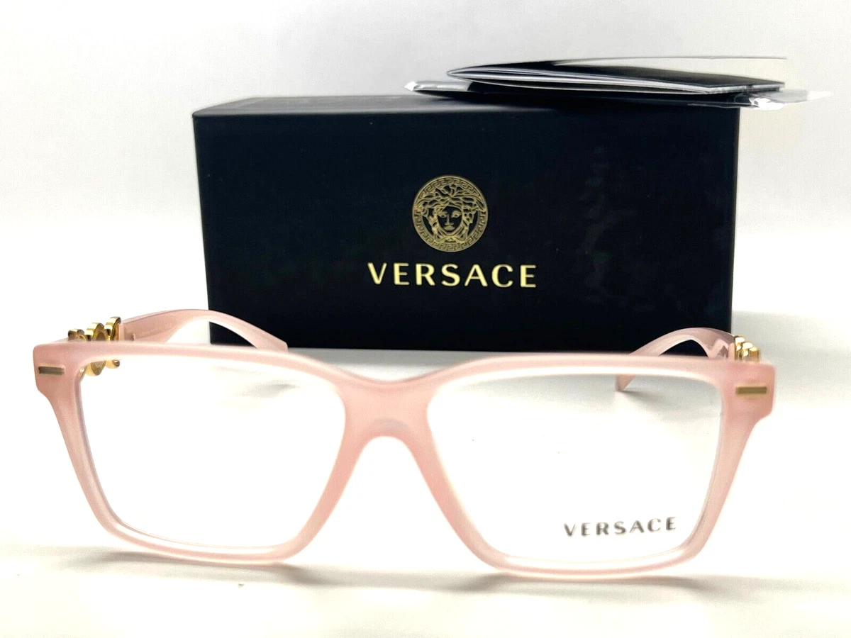 Versace pink eyeglass best sale frames