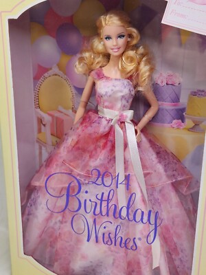 Mattel Barbie Birthday Wishes Collector Series 2014 # BCP64 BLONDE