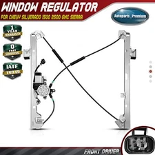 Power Window Regulator with Motor for Chevy GMC Cadillac Front Driver Side Left