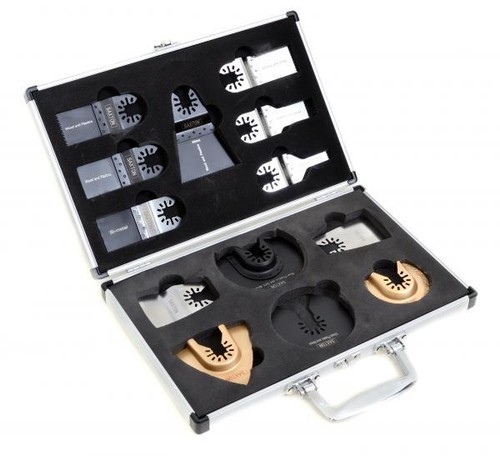 13 Saxton Blades Case Set for DeWalt Stanley Oscillating Multitool