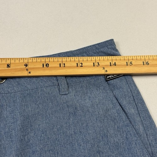 Pelagic Youth Boys Hybrid Shorts Deep Sea Fishing 9" Inseam Blue Sz 29 - Picture 5 of 11