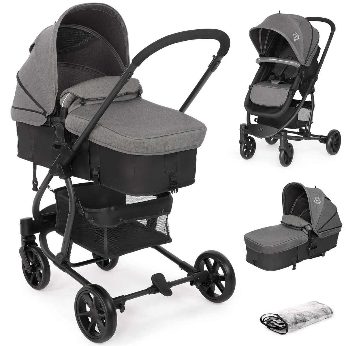 Grey hotsell newborn pram