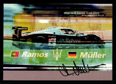 Ramos Müller Autogrammkarte Original Signiert Motorsport ## BC G 26332