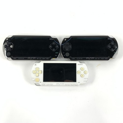 Sony PSP Console PSP-1000 Lot of 3 Tested Works No Battery From Japan 9030UG