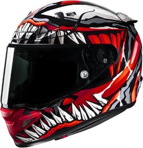 HJC RPHA-12 - Maximized Venom Marvel MC1SF Motorcycle Helmet | eBay