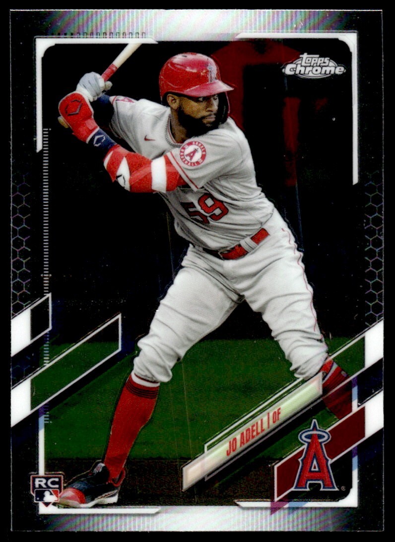 2021 TOPPS CHROME ROOKIE Jo Adell Rookie Los Angeles Angels #142