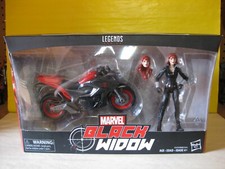 2017 Marvel Legends Ultimate Riders Black Widow 6" w/Motorcycle New MIP 