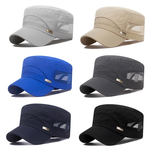 Casquette Militaire Vintage SBYMX - Coton Lavé, Unisexe, Protection UV