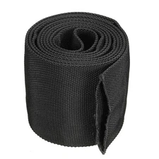 4" Flat Dia 6.5FT Nylon Protective Hose Sleeve,Cable Cover Protection