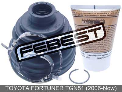 Boot Inner Cv Joint Kit 91X95X29 For Toyota Fortuner Tgn51 (2006-Now)