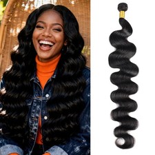 16A Brazilian Raw Virgin Body Wave Bundles Human Hair No Tangle Shedding Trip...