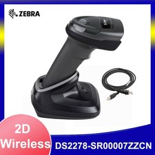 Zebra DS2278-SR00007ZZCN 1D 2D USB Wireless Handheld Barcode Scanner with Cradle
