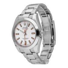 Rolex Milgauss Stainless Steel White Dial 40mm Automatic Men's Watch 116400 4