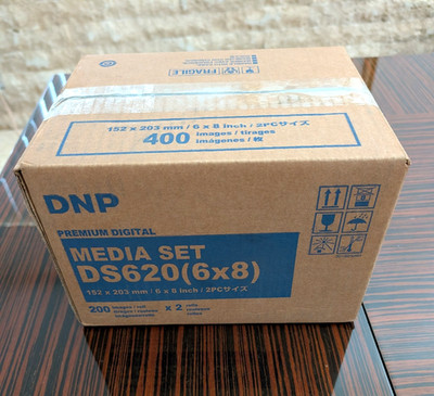 DNP Digital Media Set DS620 2 x 200 Rolls 400 Total Images 6x8