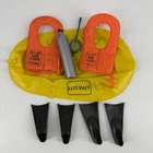 Action Pilot Survival Equipment GI Joe 1964 Hasbro 12" Accessories Raft, Vests