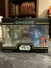 Funko Hikari Minis Star Wars Galactic 2017 Exclusive Greedo 2 Pack Blue Green