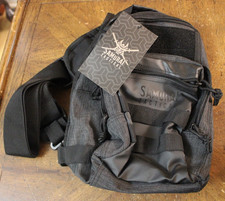 Samurai Tactical Utility Sling Pack 7.5L Black EDC Crossbody Chest Bag