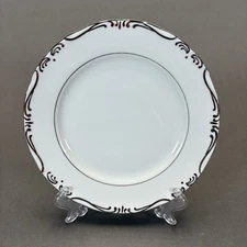 Empress China Regent Platinum Scrolls Dessert Bread Plates 6 3/4" Replacements