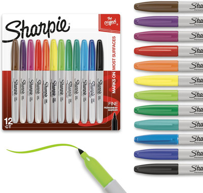 Permanent Markers Quick Drying and Fade Resistant Fine Tip Marker Set for Wood P