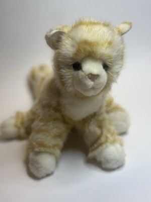Douglas Cuddle Toys Kitten Tabby Orange Cream Striped Plush Cat Stuffed Animal