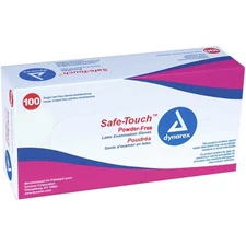 Safetouch Powder Free Latex Exam Gloves, Non-Sterile 1000 Case (XL)