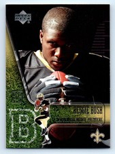 2006 Upper Deck Rookie Premiere Box Set #2 Reggie Bush New Orleans Saints