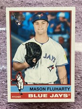 Mason Fluharty 2025 Topps Heritage High Number #509 Toronto Blue Jays RC