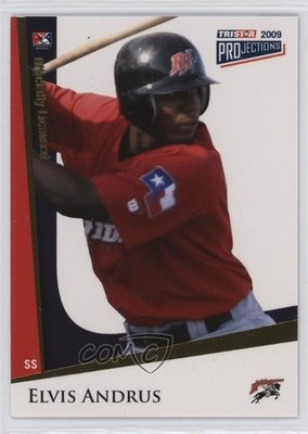 2009 TRISTAR PROjections Gold 2/25 Elvis Andrus #94 Rookie RC 0e2x