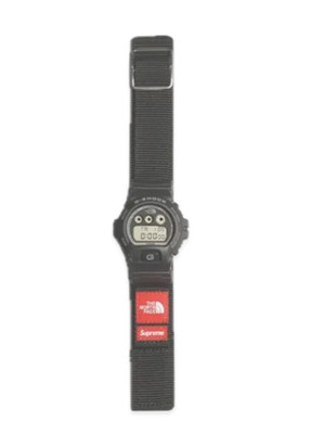 Supreme x The North Face G-SHOCK DW6900NS-1JR DW-6900NS-1CR Black Watch NN32247I