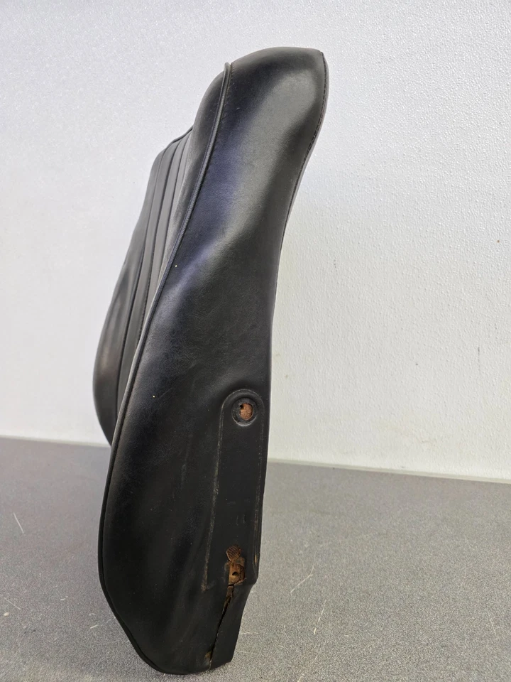 RECARO ORIGINAL USADO PORSCHE 911 912 CONDUCTOR VINILO CUBO ASIENTO TRASERO 1969-73 Foto 3 de 4