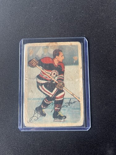 Gus Mortson #81 1953 Parkhurst card