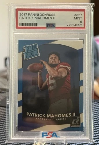 2017 Panini Donruss - Rated Rookie Patrick Mahomes II #327 (RC)