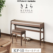 Roland KIYOLA KF-10 KW Walnut Digital Piano Store Display Pre-Owned