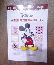 NEW Disney theme Variety puzzles activity book MICKEY MOUSE