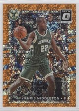 2017 Panini Donruss Optic Fast Break Orange Prizm /193 Khris Middleton #84 0h28