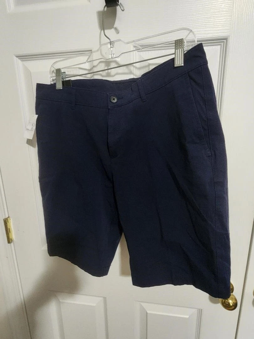 JOS A BANK TRAVERLER TAILORED FIT BI STRETCH WRINKLE RESISTANT MEN SHORTS 35