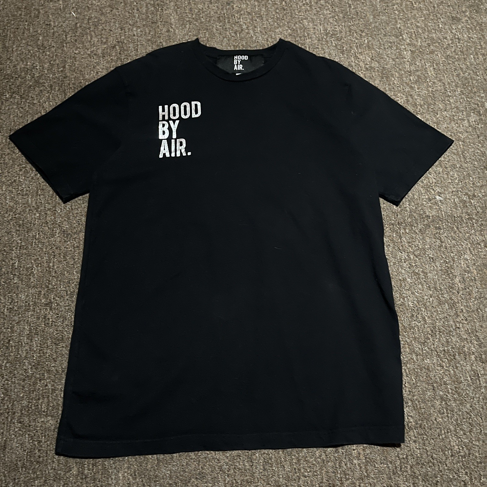 Hood By Air “HBA” Box logo Tee Man's Size XL - Gem